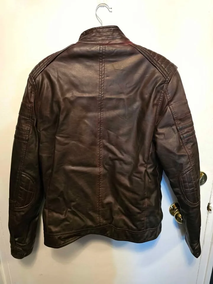 Men's Projek Raw Vegan Leather Jacket S image indicator(2)