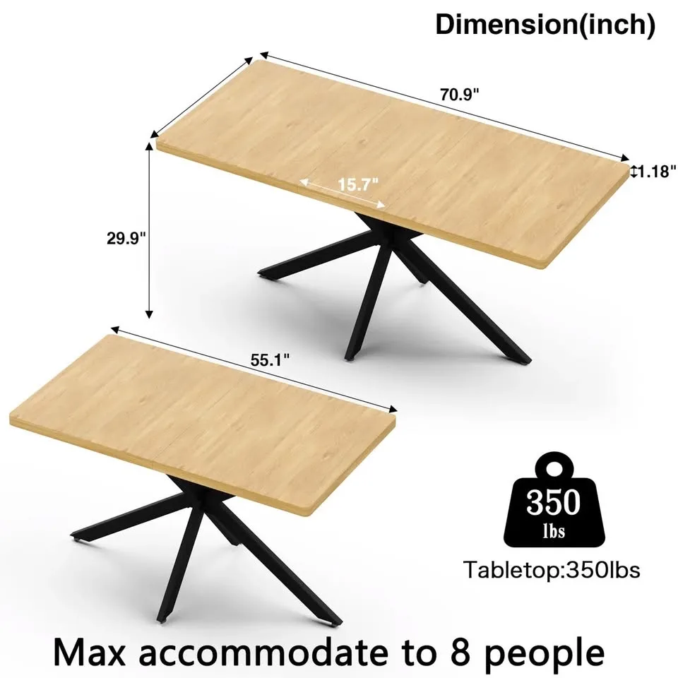 Averni Extendable Rectangular Dining Table w/ Storage image indicator(2)