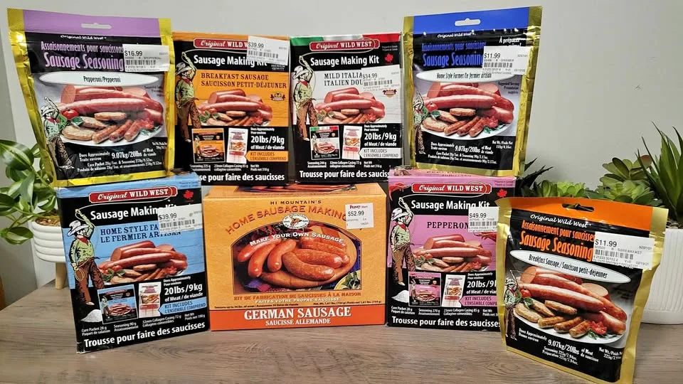 Sausage kits and seasonings thumbnail
