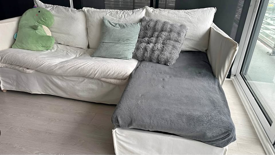 Moving Sale! IKEA Backsalen three seater sofa