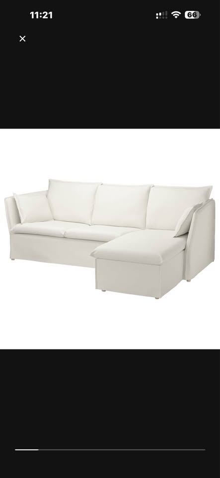 Moving Sale! IKEA Backsalen three seater sofa - photo 3
