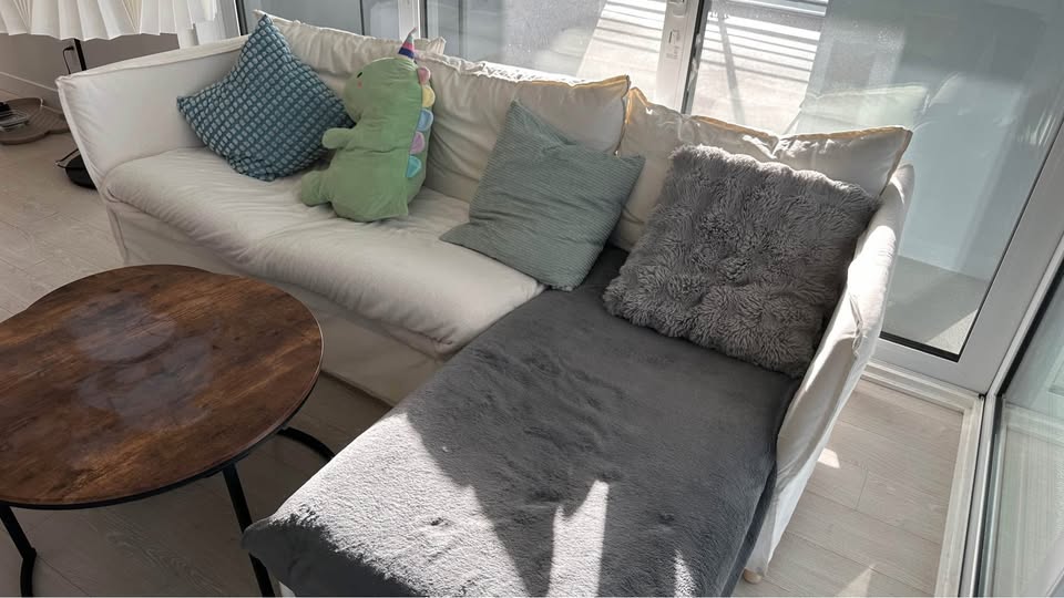 Moving Sale! IKEA Backsalen three seater sofa - photo 5