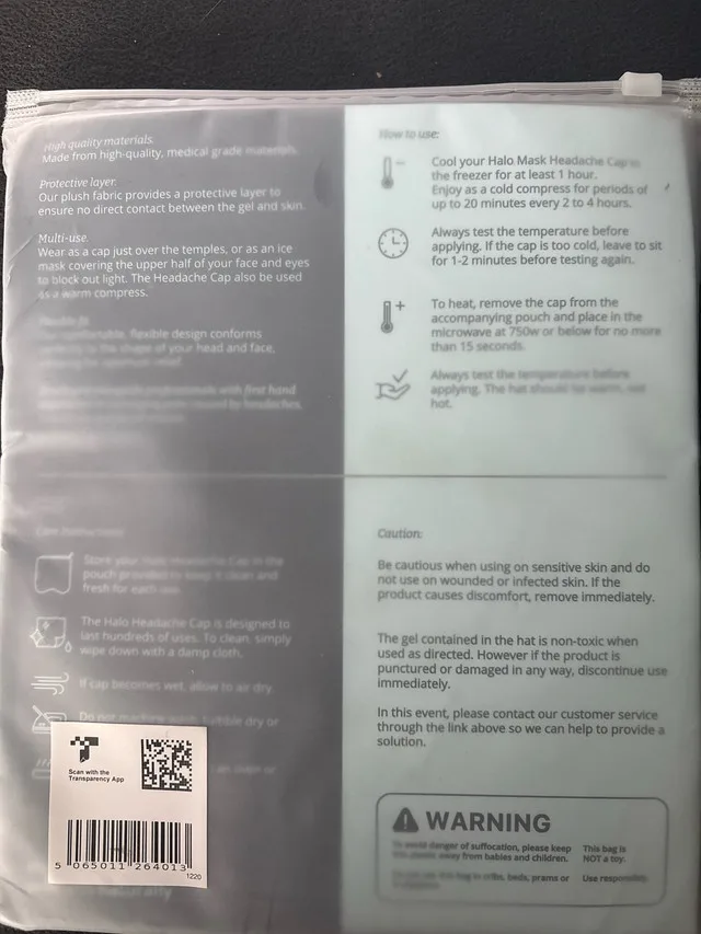 MyHalos Migraine Relief Cap image indicator(3)