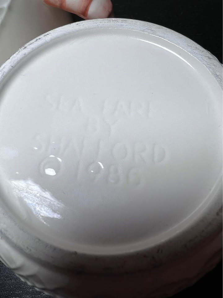 Shafford Sea Fare shrimp tail soup bowls 1986 - photo 4