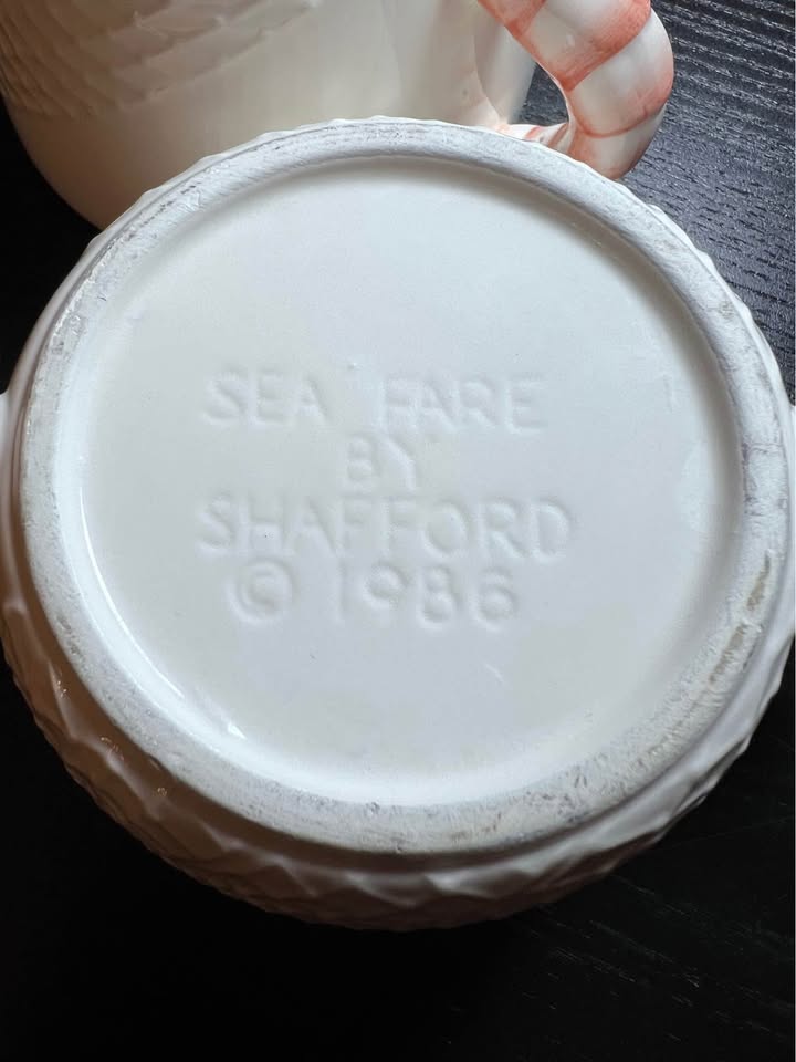 Shafford Sea Fare shrimp tail soup bowls 1986 - photo 5