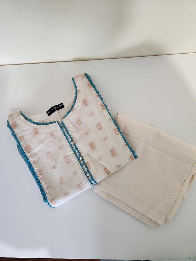 2 pcs jacqured suit - photo 4