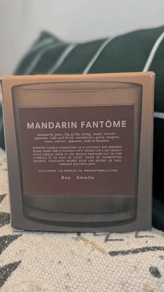 New in Box! Boy Smells Mandarin Fantôme Candle image indicator(2)