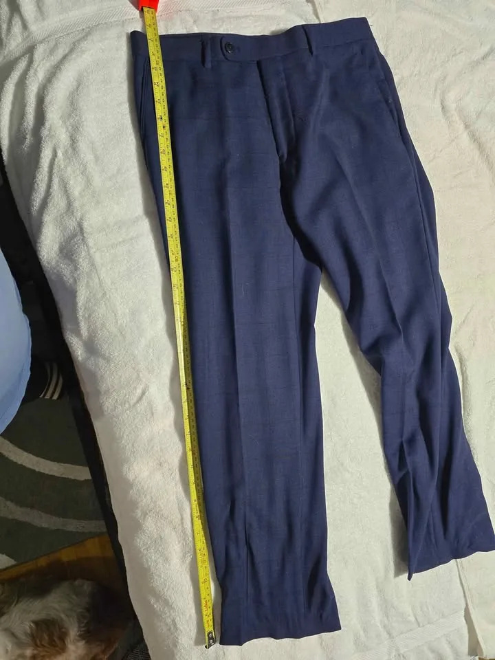 Men's Dress Pants Blue image indicator(2)