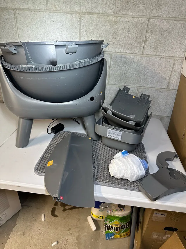 Self Cleaning Litter Box,Automatic Cat Litter Box image indicator(5)