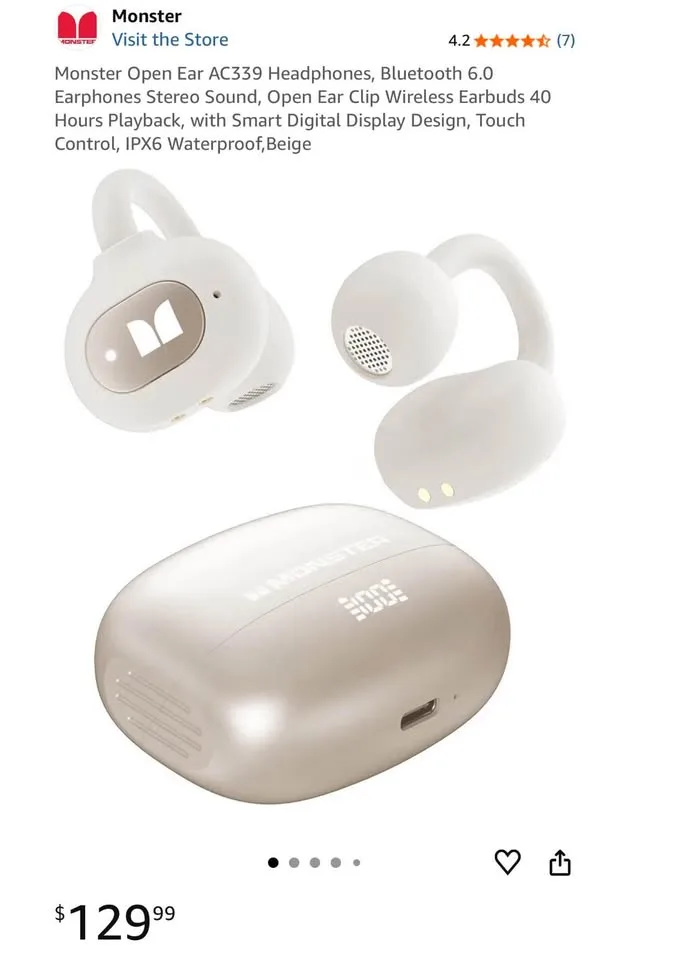 Monster AC339 Wireless Earphones image indicator(6)