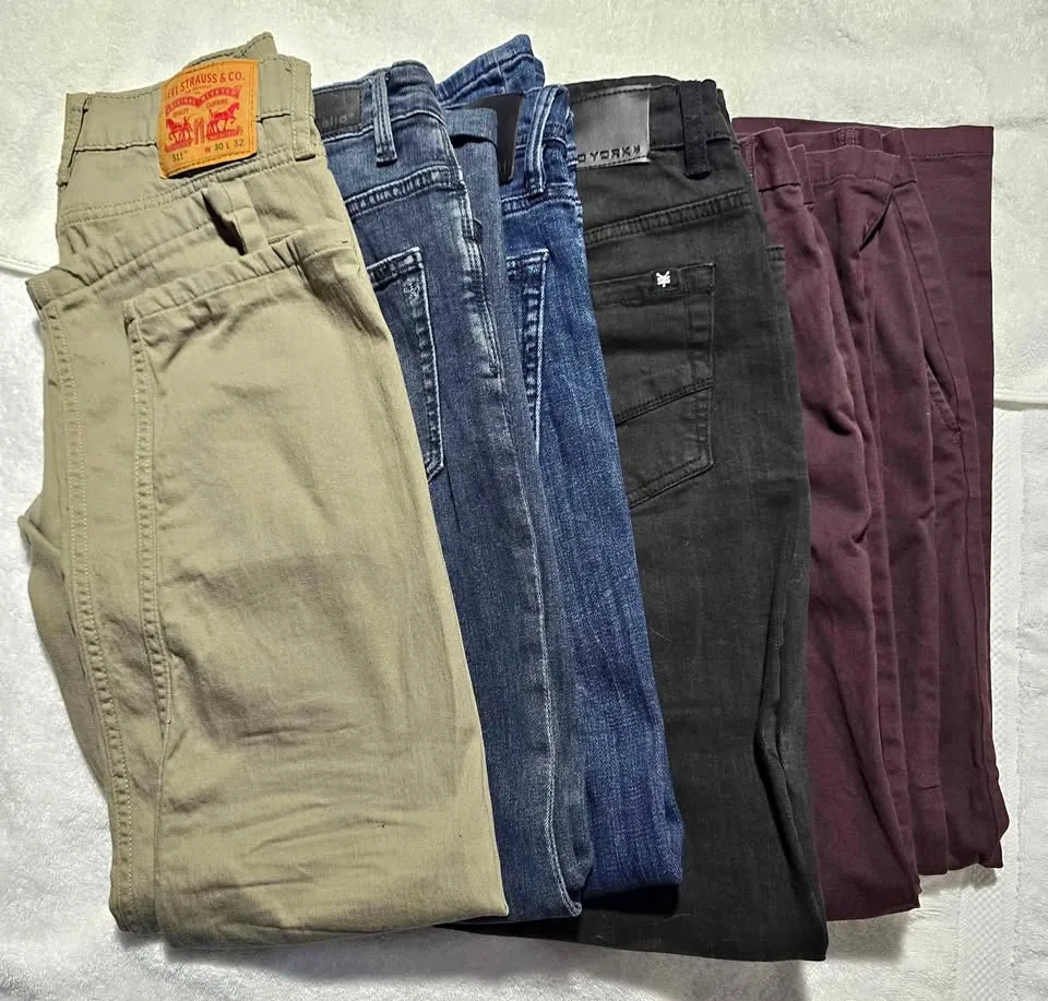 Lot of 6 Men's Denim Pants 30