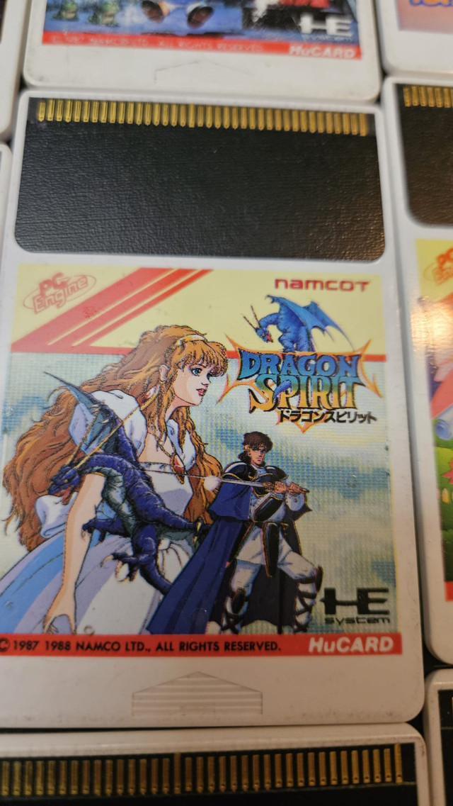 NEC HuCard – Dragon Spirit (Namcot, TurboGrafx-16 / PC Engine