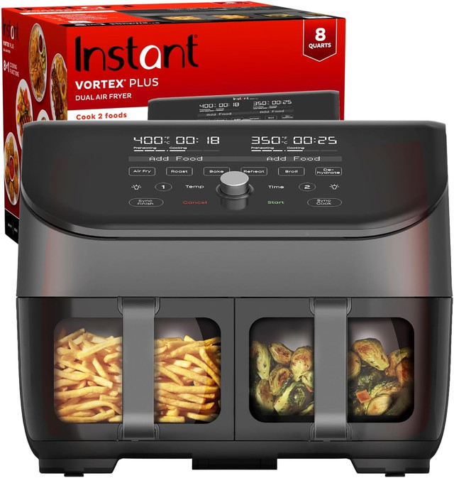 Vortex™ Plus Dual Basket Air Fryer – 8QT | Open Box