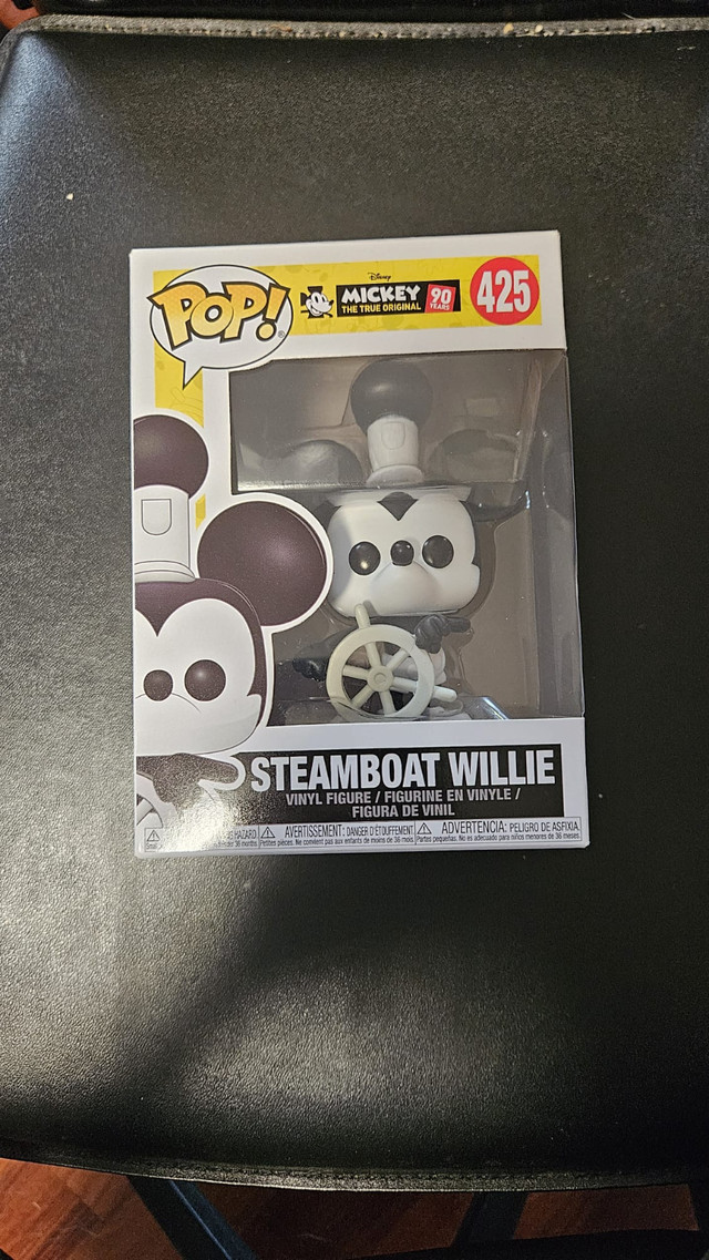 Funko Pop! Steamboat Willie – 90 Years of Mickey Mouse | $35