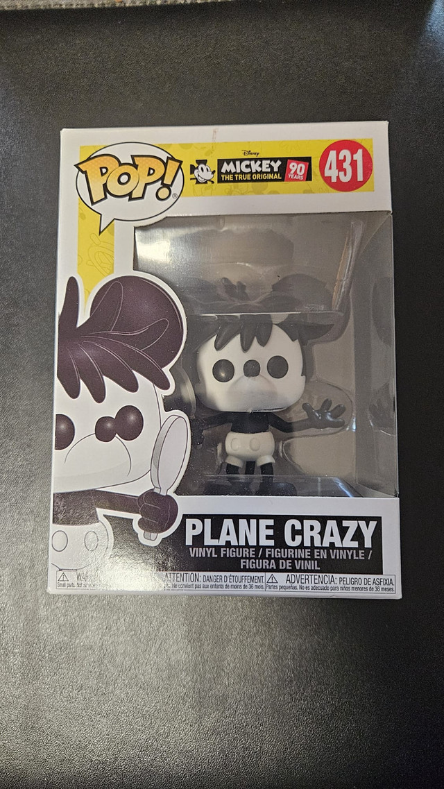Funko Pop! Plane Crazy Mickey – 90 Years of Mickey Mouse | $15