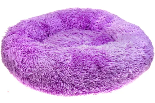 Oval Plush Pet Bed – Lilac | Medium Size | 65 x 9.5 cm | $25 thumbnail
