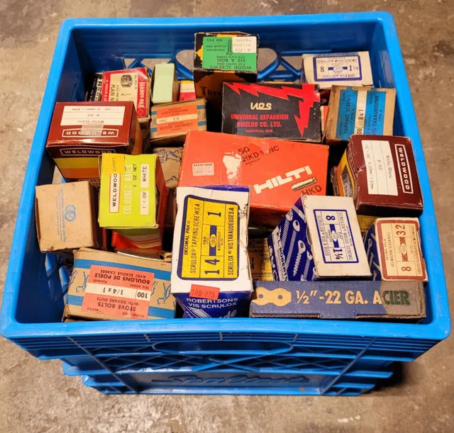 Large Lot of Screws, Nuts, Bolts & Nails – $75 thumbnail