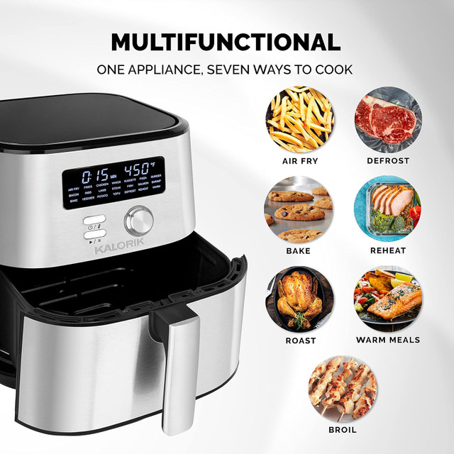 Kalorik MAXX 6 Quart Digital Air Fryer – Brand New in Box - photo 2