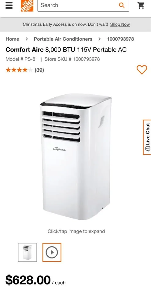 Portable AC￼. make me best offer. ￼ image indicator(3)