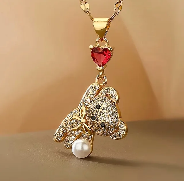 Tiny Teddybear Necklace