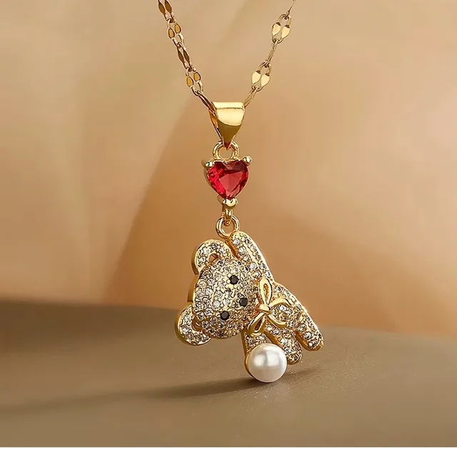 Tiny Teddybear Necklace image indicator(4)