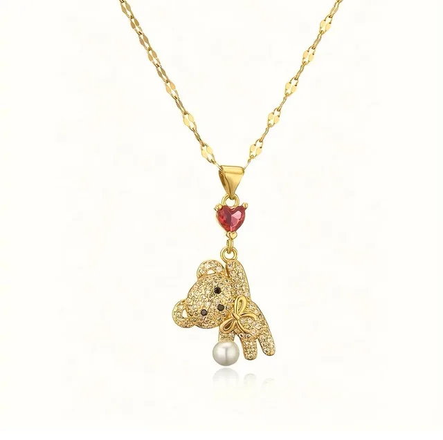 Tiny Teddybear Necklace image indicator(5)