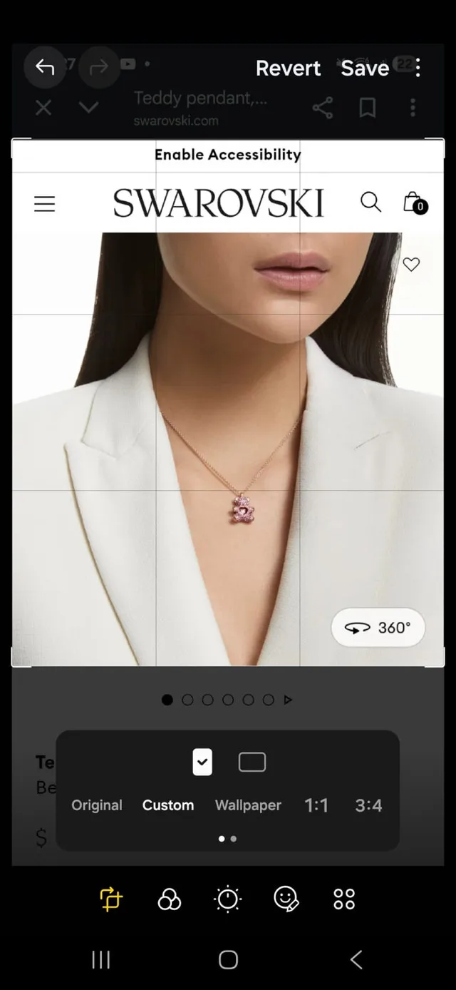 Swarovski Teddy Pendant image indicator(2)