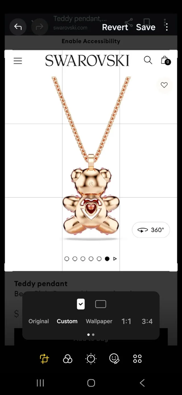 Swarovski Teddy Pendant image indicator(3)