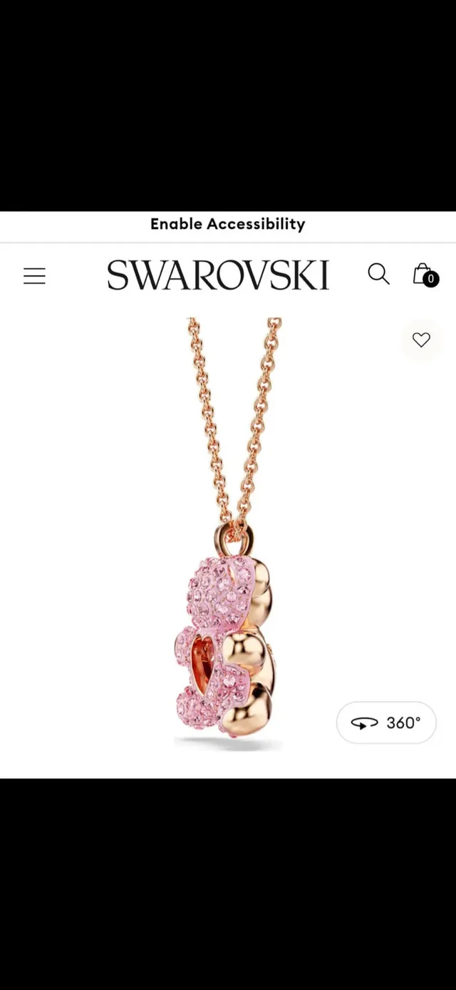 Swarovski Teddy Pendant image indicator(4)