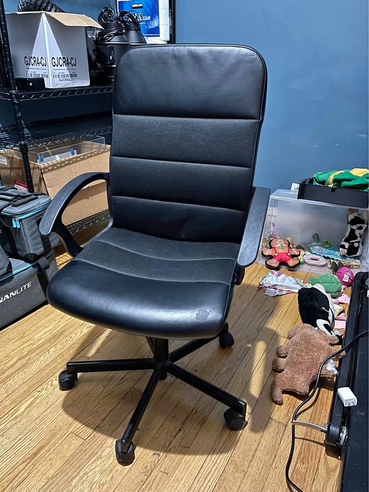 Rolling Office Chair - Black
