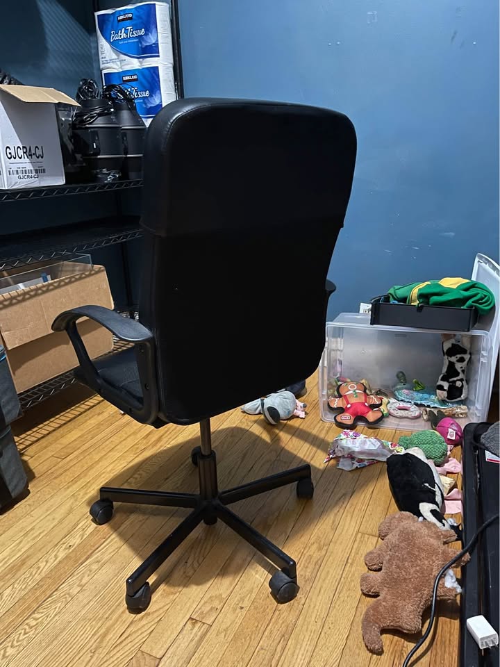 Rolling Office Chair - Black - photo 2