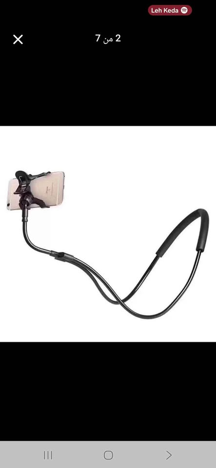 Flexible mobile holder for the neck. phone stand - photo 2