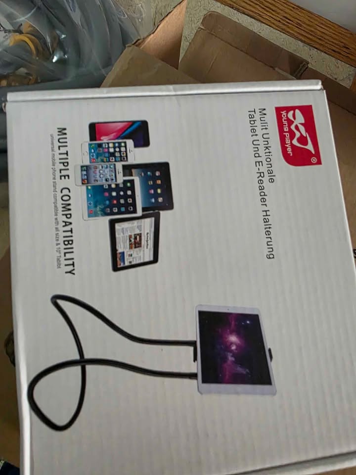 Flexible mobile holder for the neck. phone stand - photo 3