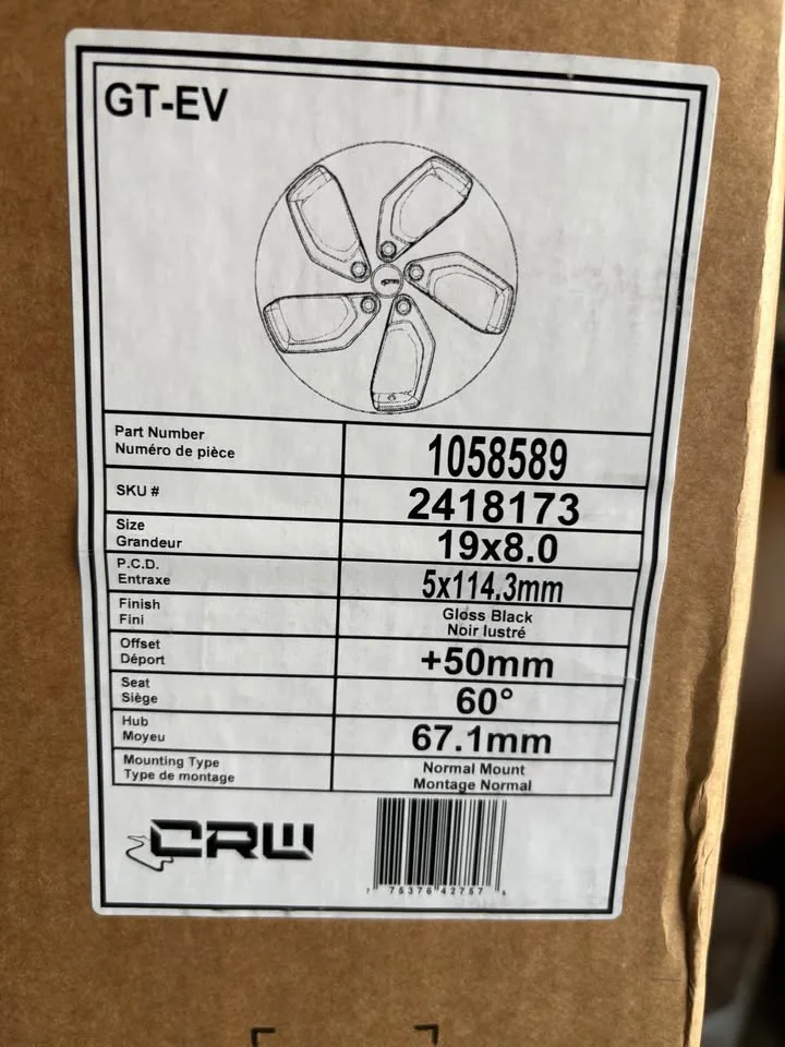 19x8 CRW Rims - Brand New Never Used image indicator(2)