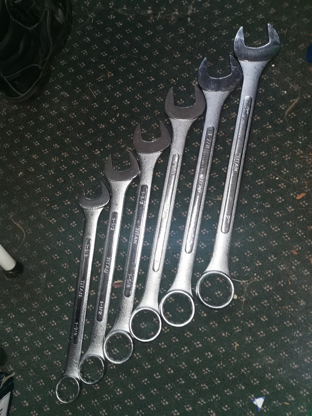 Titan Set of 6 Large Standard  Wrenchs . New - photo 2