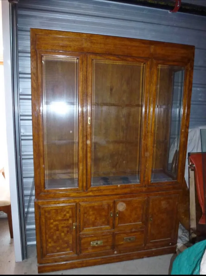 Thomasville Glass Shelved Display Cabinet thumbnail