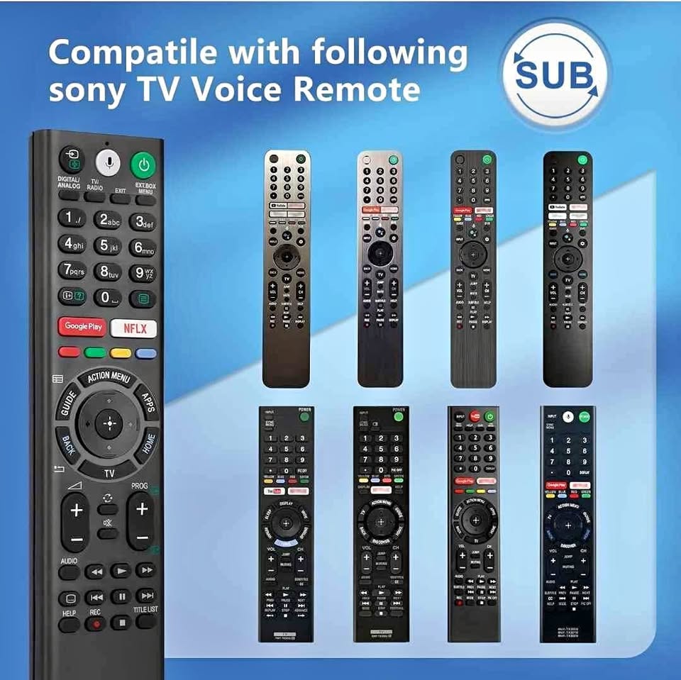 Universal Sony Bravia TV Remote for All Sony TVs