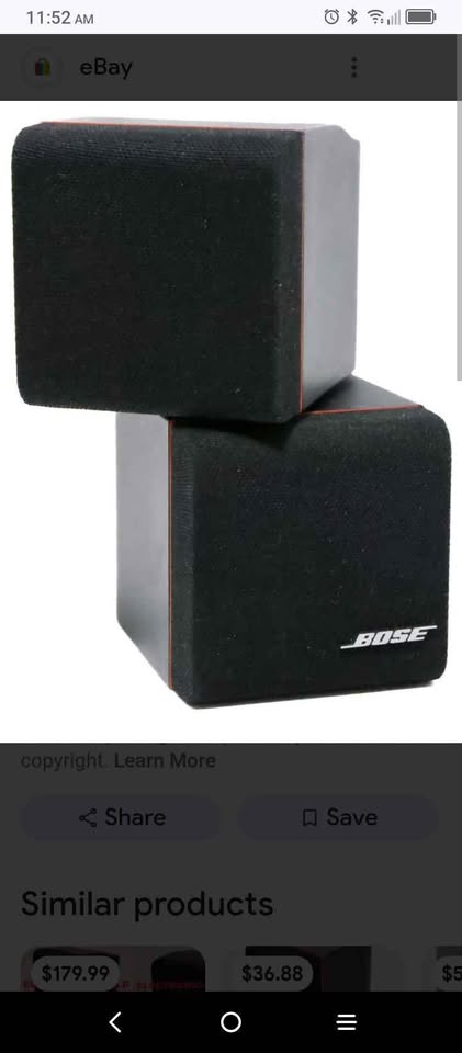 Bose speaker twin swivel with original wires - photo 2