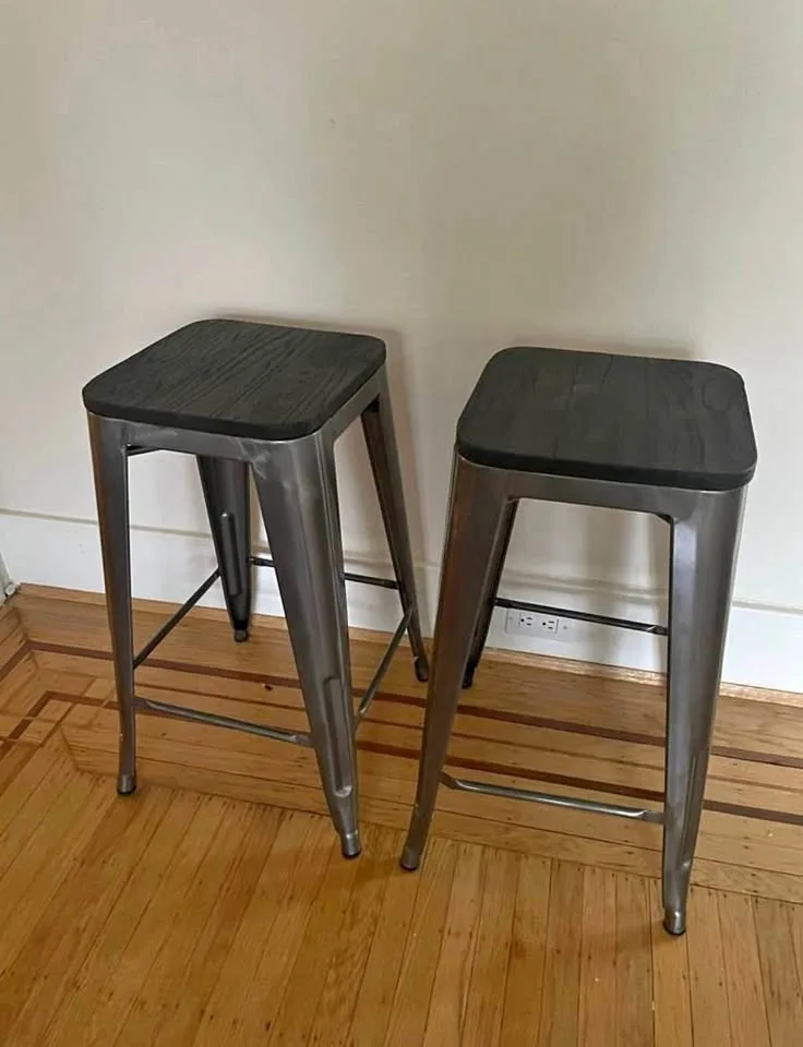 Set of Two Bar Chairs
