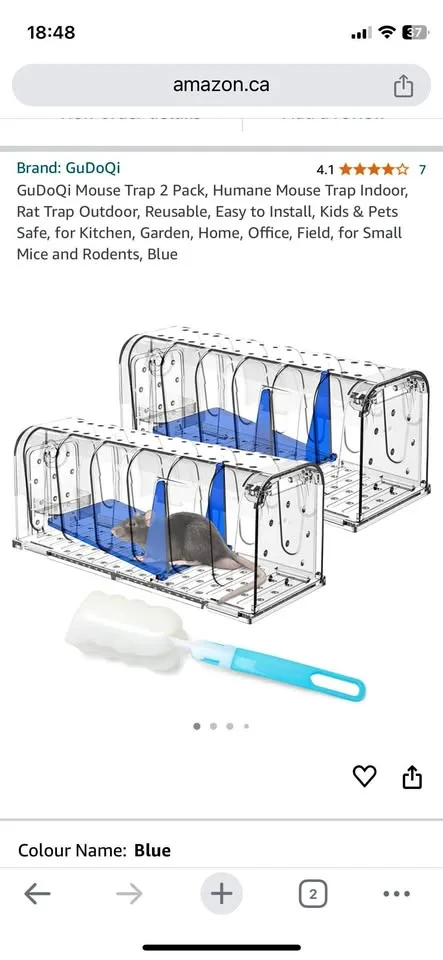 Humane Mouse Trap Indoor, Rat Trap Outdoor