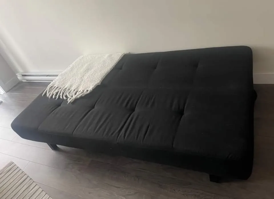 Charcoal IKEA Futon Bed Sofa image indicator(2)