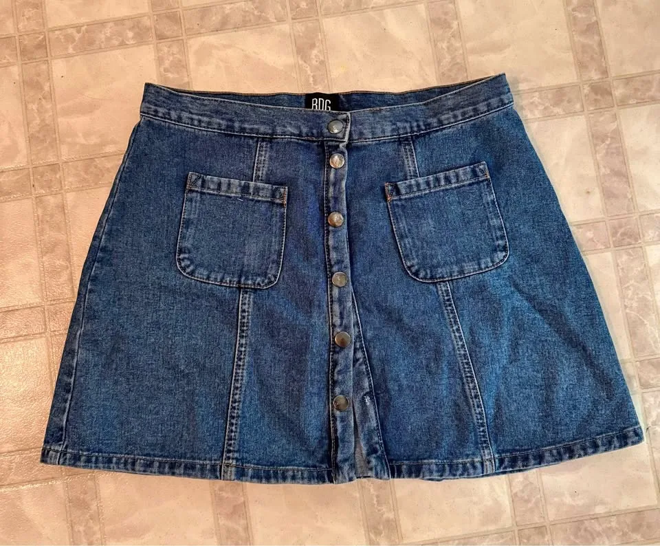 Short Denim Skirt