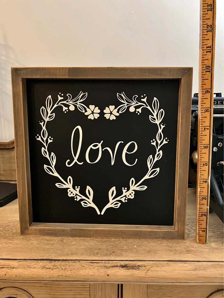 Wooden Rustic Love Decor Sign (Hobby Lobby)