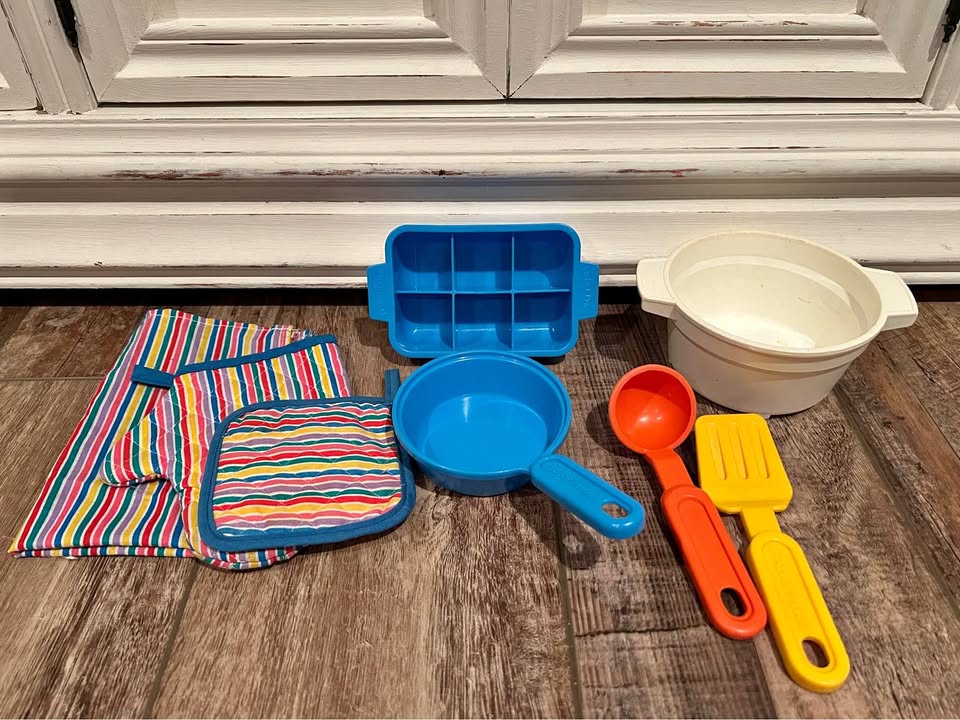 Vintage Fisher Price Kitchen toys
