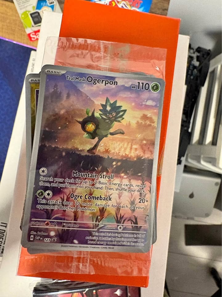 Pokemon Promo card Ogerpon