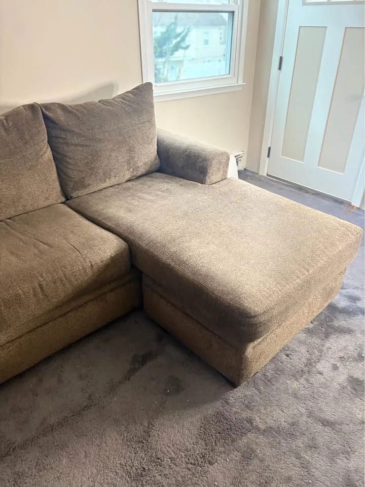 Light Brown 2-Piece Sectional Couch image indicator(3)