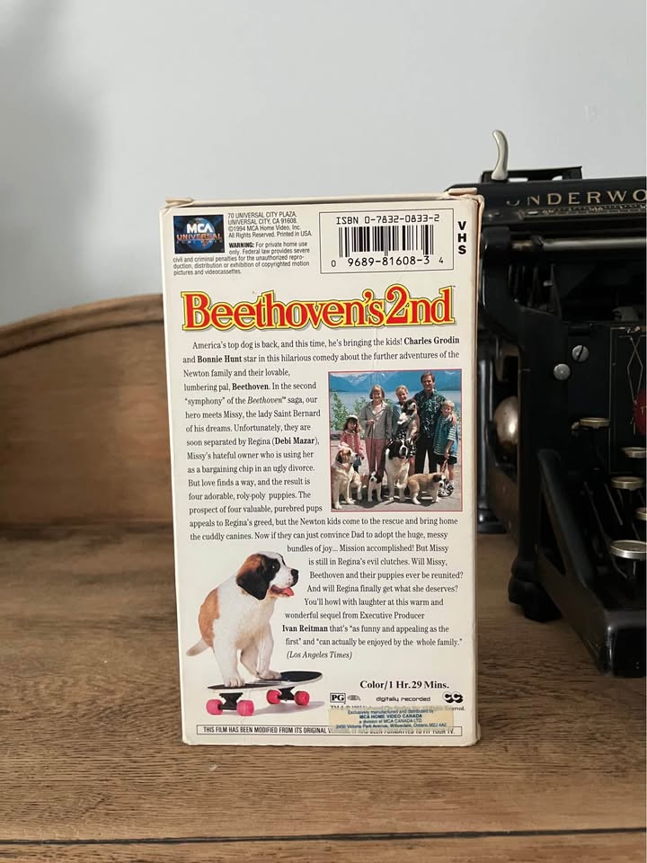 Beethoven's 2nd VHS 1994 - photo 2