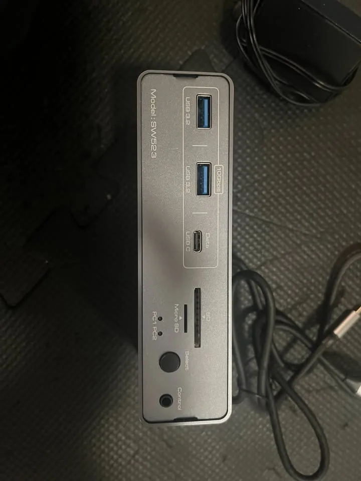 MSTechDD SW523 - Dual-PC KVM Docking Station image indicator(2)