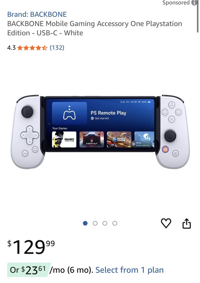 PlayStation Backbone One - usb-c - photo 2