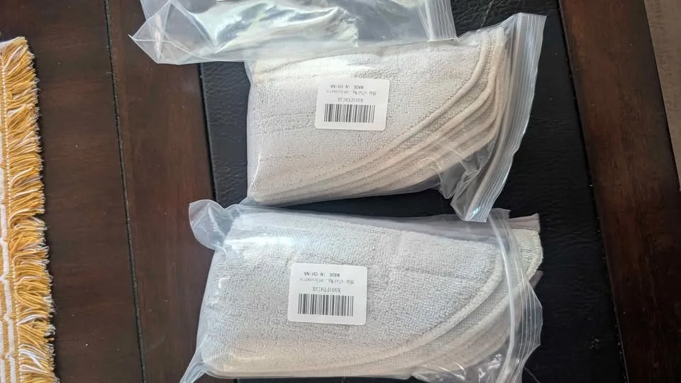 Mop Pads for Roborock robot vacuum (each pack = 6 pads) buy 2 ge image indicator(2)